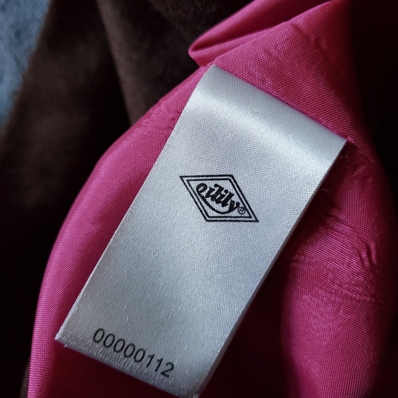 Oilily Brown Wool Floral Embroidered Skirt Small/4 - Picture 10 of 11